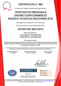 CERTIFICATO UNI EN ISO 9001 EM 9